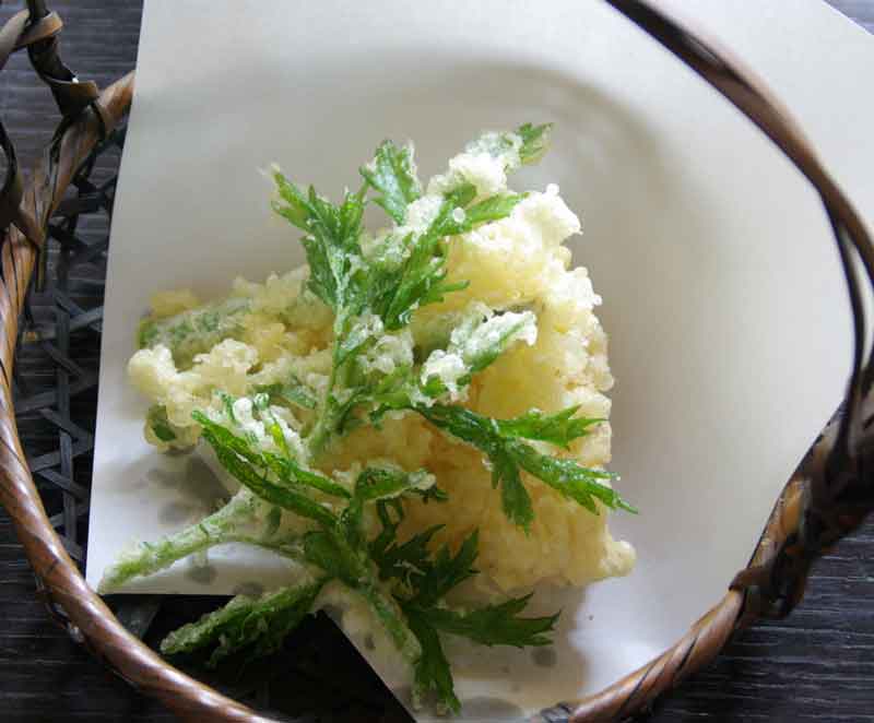 筍と地野菜の天ぷら